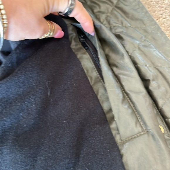 SAM. Waxed Hudson Parka in Drab Green - Picture 13 of 16